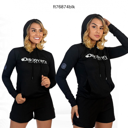 HOODIE DAMA DX4577-108-76874BLK