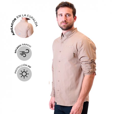 CAMISA ML CAB  DX4578-308-80245BRN