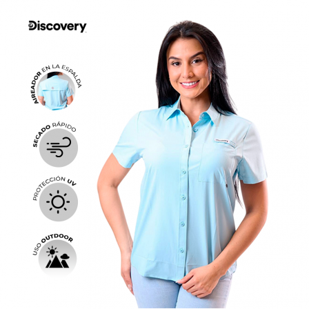 CAMISA M/C DAMA  DX5078-112-83602LBL