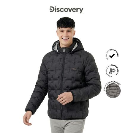 CAMPERA TERMICA CABABALLERO MODERNO NEGRO