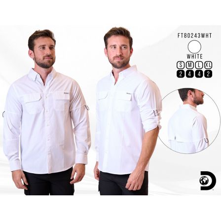 CAMISA M/L P/CAB  DX4578-308-80243WHT